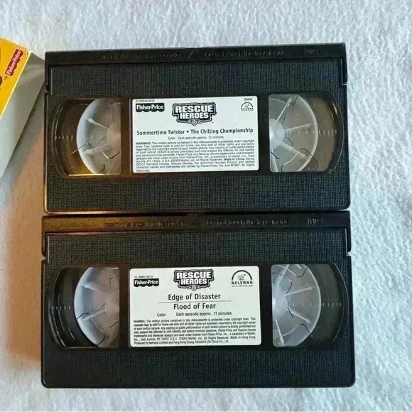 Vintage Fisher Price Rescue Heroes vhs lot of 2 - Picture 5 of 9
